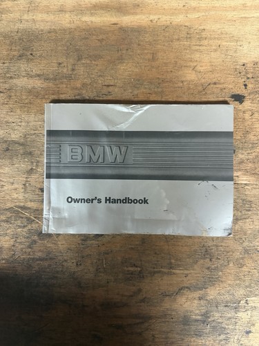 Original bmw owners handbook - original,
